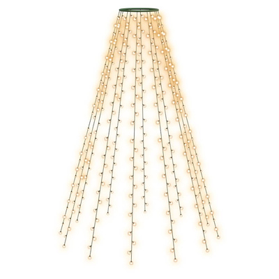 Lampki choinkowe w formie siatki, 180 LED, 180 cm