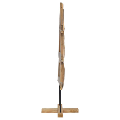Choinka z podstawą Brązowy 149,5 cm Lite drewno tekowe
