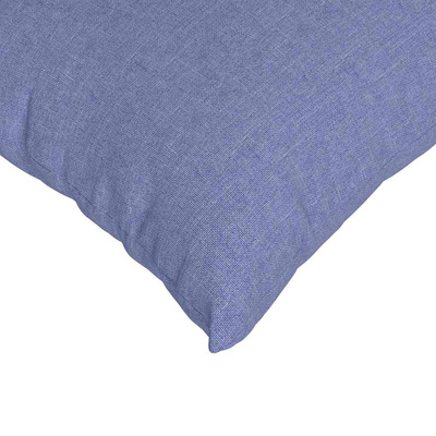 Poduszki na sofę 2 pcs Niebieski dżins 80 x 80 cm tkanina