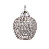 TOBIAS lampa kinkiet chromowy 1x40W E27 klosz dymiony 21-35240