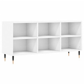 vidaXL Szafka pod TV, biała, 103,5x30x50 cm, materiał drewnopochodny