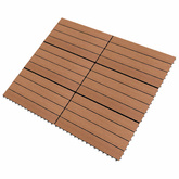 Płytka Tarasowa 6 pcs Brązowy 60 x 30 cm