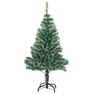 vidaXL Sztuczna choinka ze 150 LED, bombkami i śniegiem, 150 cm model standard
