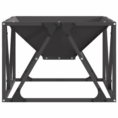 Kominek Czarny 50 x 50 x 35 cm Stal