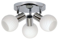 Lampa sufitowa plafon 3X40W E14 chrom TURNO 98-10940
