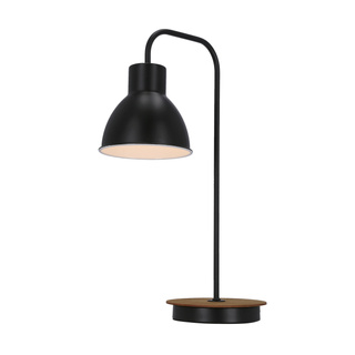 Lampka nocna Vario czarna metalowa loftowa E27