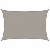 Żagiel przeciwsłoneczny, 160 g/m², jasnoszary, 3x4,5 m, HDPE