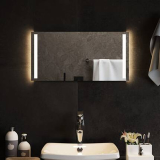 vidaXL Lustro łazienkowe z LED, 60x30 cm
