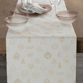 Obrus Flash kremowy 40x140