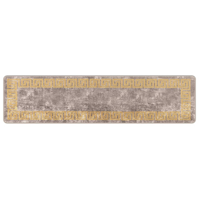 Chodnik dywanowy MARSA Szary 50 x 200 cm Poliester i PVC