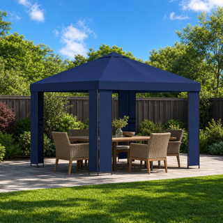 Altana 3 x 3 m niebieski Poliester i Stal 190 gsm