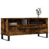 vidaXL Szafka pod TV, przydymiony dąb, 100x34,5x44,5 cm model standard