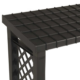Stojak na drewno kominkowe 114 x 46 x 101 cm PP antracytowy