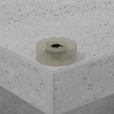 Szafka na płyty winylowe Betonowy szary 36 x 36 x 95,5 cm