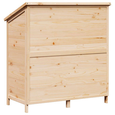 Shed ogrodowy naturalny 106,5 x 56 x 113,5 cm Drewno Świerkowe