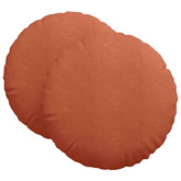 Poduszki na siedziska 2 pcs Czerwono-pomarańczowy ? 80 cm