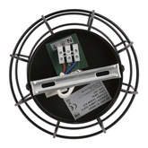 Jonera lampa sufitowa czarny 1X40 E27 klosz dymiony 31-08404