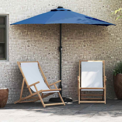 Parasolka ogrodowa 294 x 150 x 223 cm Poliester i Stal