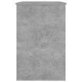 vidaXL Biurko, szarość betonu, 100x50x76 cm, materiał drewnopochodny