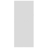 Szafka na buty, biała, 60x35x84 cm, materiał drewnopochodny