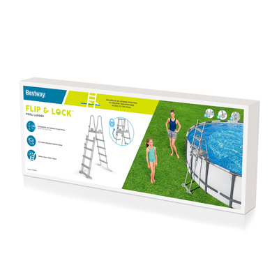 Drabinka Bezpieczna do Basenów 132 cm Bestway 58332