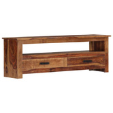 vidaXL Szafka pod TV, 118x30x40 cm, lite drewno sheesham