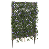 Trellis z gwoździem Szary 99 x 6 x 165 cm PP