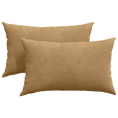 Poduszki na sofę 2 pcs Brązowy 50 x 30 cm Tkanina sztruksowa