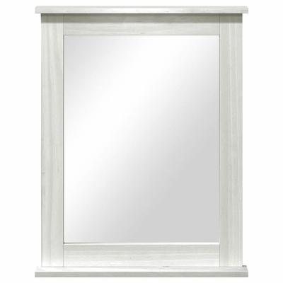 Lustro VIGO Antyczna biel 55,5 x 5 x 70 cm Lite drewno sosnowe