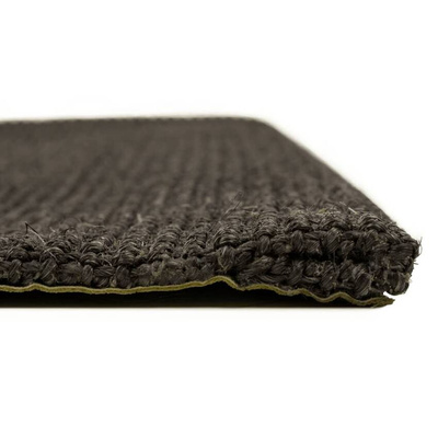 vidaXL Dywanik, naturalny sizal, 80x350 cm, czarny
