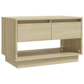 vidaXL Szafka pod TV, dąb sonoma, 70x41x44 cm materiał drewnopochodny