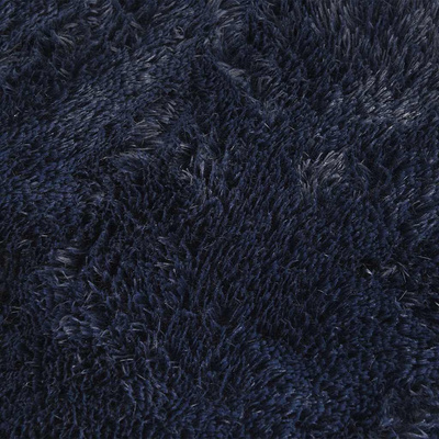 Dywan shaggy z długim włosiem, NAVARRA, granatowy, 200x200 cm