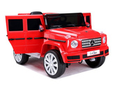 Samochód na akumulator Mercedes G500 czerwony