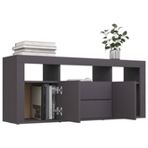 vidaXL Szafka pod TV, szara, 120x30x50 cm, materiał drewnopochodny