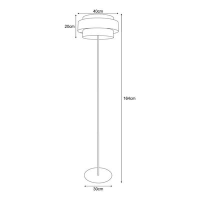 Lampa podłogowa K-5285 z serii AMOS