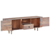 vidaXL Szafka pod TV, 118x30x40 cm, lite drewno akacjowe