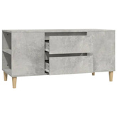 Szafka pod TV, szarość betonu, 102x44,5x50 cm vidaXL