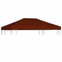 Zadaszenie do altany, 310 g/m?, 3x4 m, terakotowe