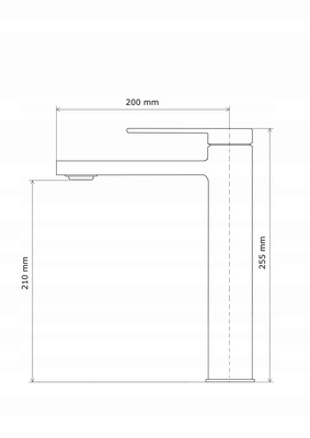 Bateria umywalkowa ESTELLA czarna