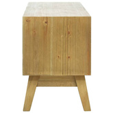 vidaXL Szafka pod TV, rzeźbiona, brązowa, 120 x 30 x 42 cm, drewno
