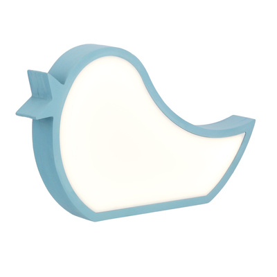 bird lampa stołowa dla dziecka led iq kids niebieski