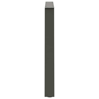Nogi do stołu jadalnego w kształcie litery V 3 szt. Antracyt 100x(72-73,3) cm Stal