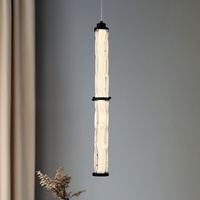 Lampa wisząca Corte szklana tuba pojedyncza LED 18W 3000K regulowana