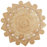 vidaXL Dywan ręcznie wypleciony z juty, 150 cm