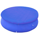 Plandeki na basen, 2 szt., PE, okrągłe, 460 cm, 90 g/m?