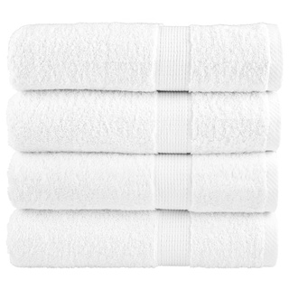 Ręczniki premium, SOLUND, 4 szt., białe, 100x150 cm, 600 g/m?