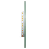 vidaXL Lustro łazienkowe z LED, 50x20 cm, owalne