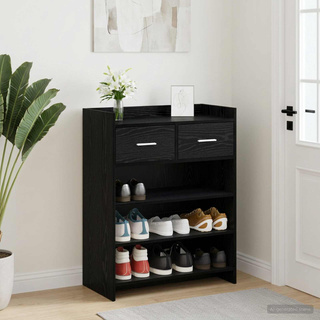 Szafka na buty Czarny dąb 73,5 x 36 x 92 cm Drewno inżynieryjne