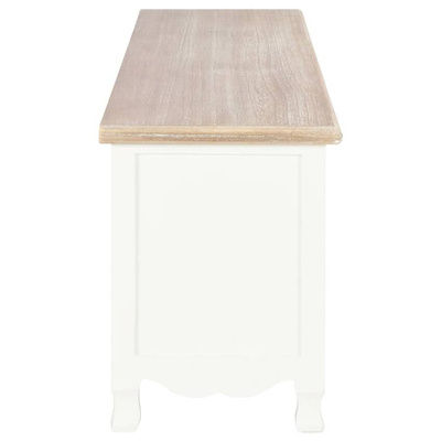 vidaXL Szafka pod TV, biała, 120 x 30 x 40 cm, drewniana