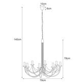Lampa wisząca K-3521 z serii PERSEO